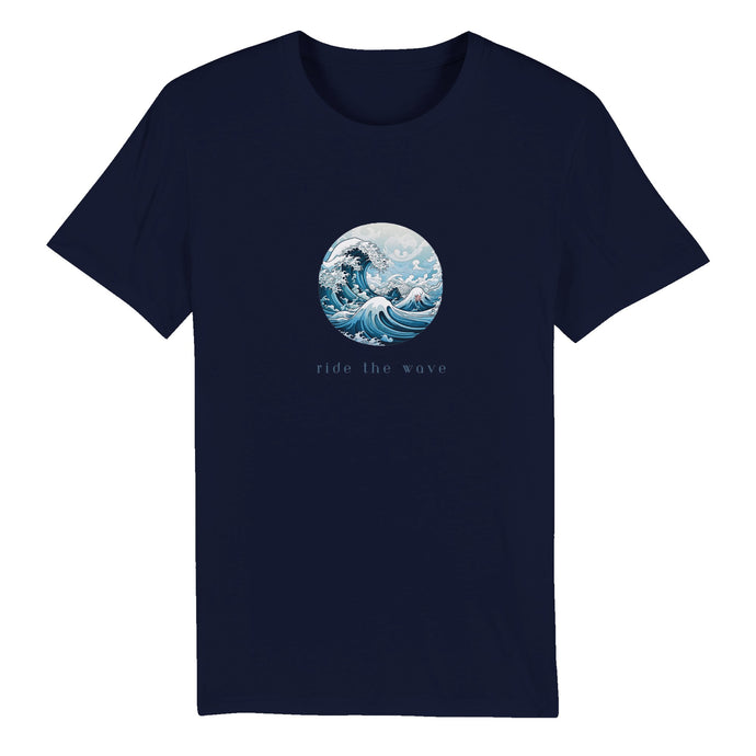 Ride the Wave – Unisex Organic Crewneck T-shirt
