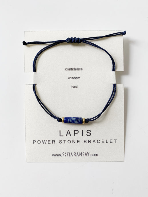 Power Stone Bracelet – Lapis (US ONLY)